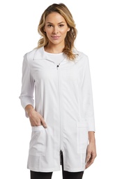 2417 Bata de Laboratorio Fit con Cremallera Frontal