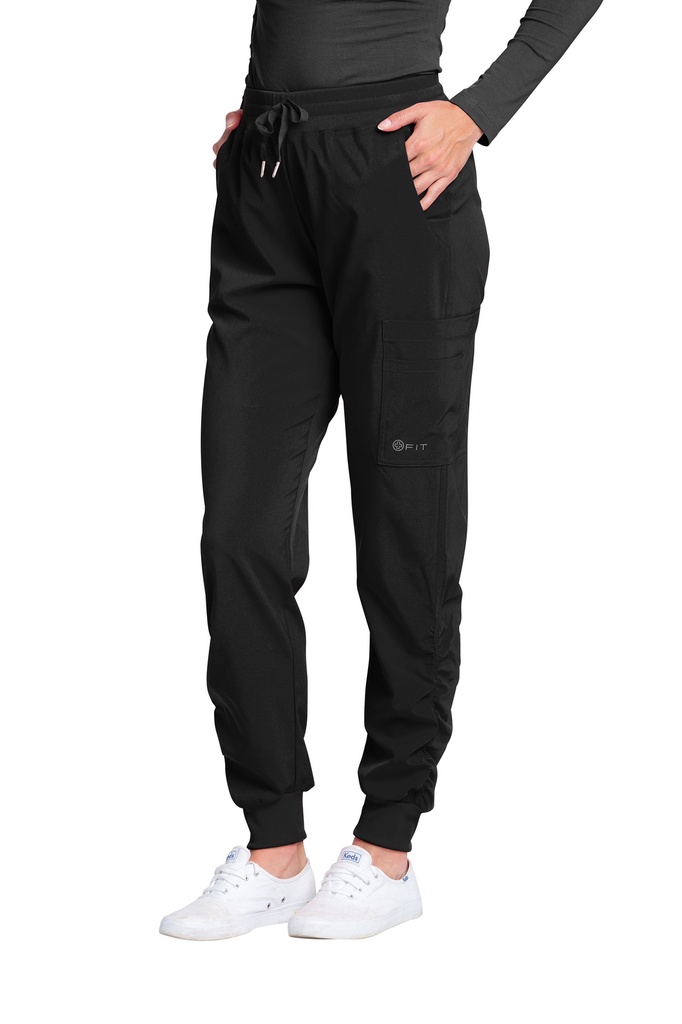 367 Pantalón Médico Jogger Mujer Dry Fit con arruchado